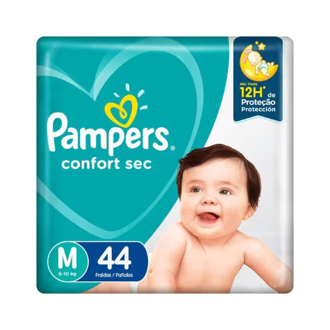 Fralda Pampers Supersec Tamanho M - 44 Unidades
