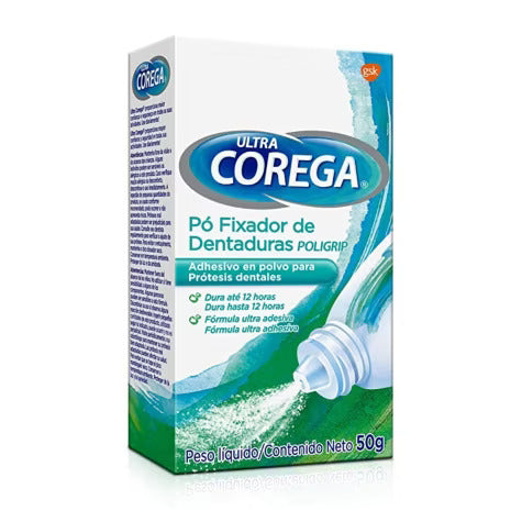 Pó Fixador De Dentadura Corega Ultra 50G