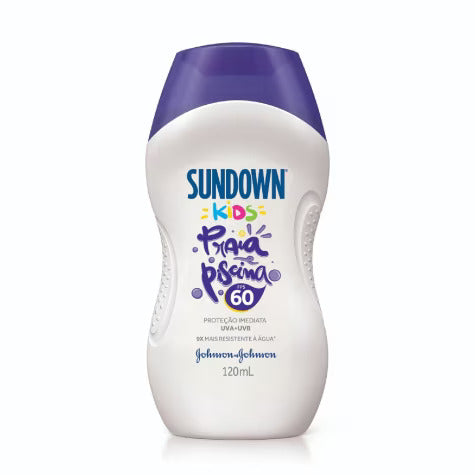 Protetor Solar Sundown Kids Fps 60, Loção Com 120Ml