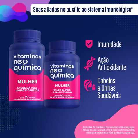 Vitamina Neoquimica Mulher Com 60 Comprimidosrv