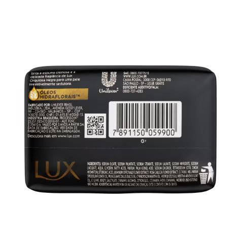 Sabonete Glicerinado Lux Botanicals Orquídea Negra, Barra Com 1 Unidade De 85G