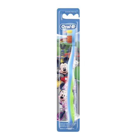 Escova Dental Oral-B Kids Mickey, Macia, Sortida Com 1 Unidade