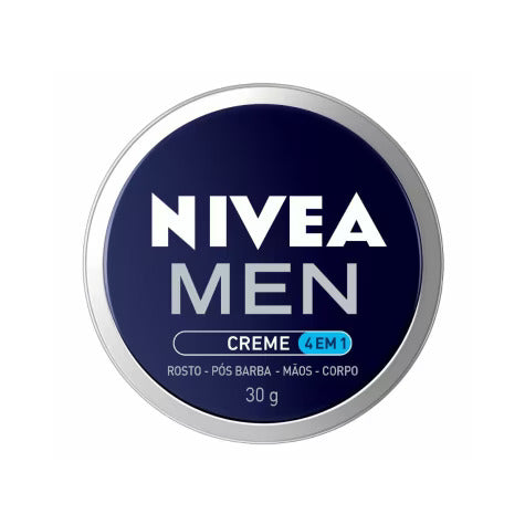 Creme Hidratante Corporal Nivea Men 4 Em 1 - Lata Com 30G