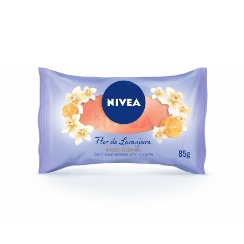 Sabonete Glicerinado Nivea Flor De Laranjeira E Óleos Essenciais, Barra, 1 Unidade Com 85G