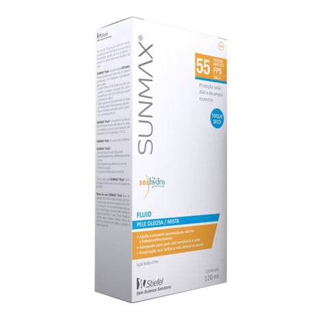 Protetor Solar Sunmax Fluido Pele Oleosa-Mista Fps 55 Stiefel 120Ml