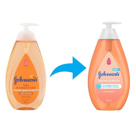 Sabonete Líquido Johnson's Baby Da Cabeça aos Pés - 750 mL