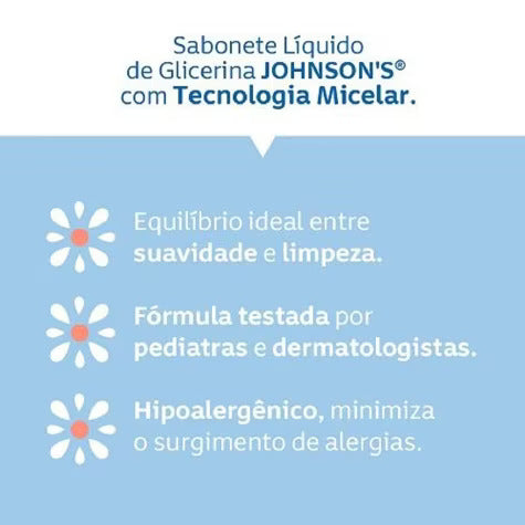 Sabonete Líquido Johnson's Baby Da Cabeça aos Pés - 750 mL