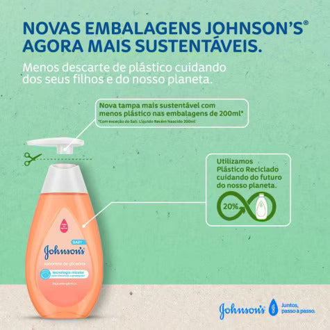 Sabonete Líquido Johnson's Baby Da Cabeça aos Pés - 750 mL