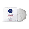 Sabonete Nivea Pure Milk Sensitive Barra, 1 Unidade Com 90G