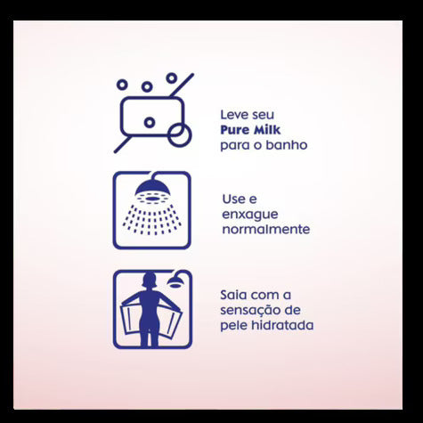 Sabonete Nivea Pure Milk Sensitive Barra, 1 Unidade Com 90G
