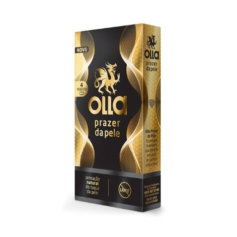 Preservativo Olla Prazer da Pele 4 Unidades