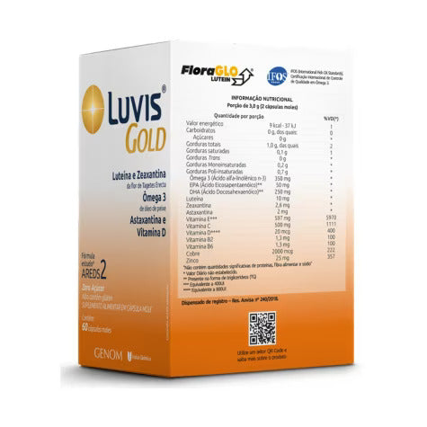 Luvis Gold Com 60 Cápsulas Moles