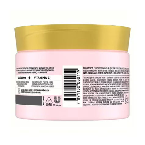 Máscara De Tratamento Seda By Niina Secrets Colágeno E Vitamina C 300G