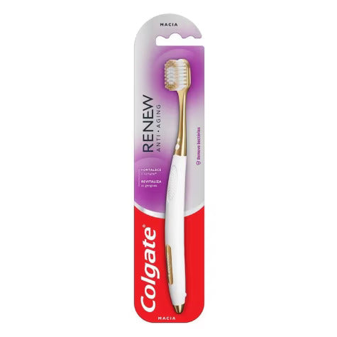 Escova Dental Colgate Renew Anti-Aging Macia Com 1 Unidade