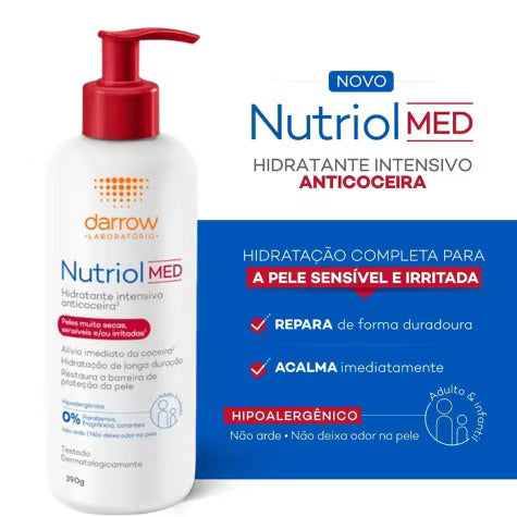 Loção Hidratante Corporal Darrow Nutriol Med 390Ml