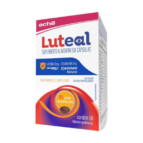Suplemento Alimentar Luteal 10mg + 2mg - 60 Unidades - Cápsula