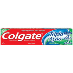 Pasta de Dente Colgate Tripla Ação  Menta - 90 g