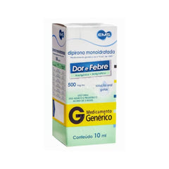 Dipirona Monoidratada (EMS)  500mg/mL - 10 mL - Solução