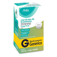 Cloridrato de Bromexina (Medley)  0,8mg/mL - 120 mL - Xarope