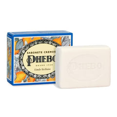 Sabonete Cremoso Phebo Mediterrâneo Limão Siciliano, Barra, 1 Unidade Com 100G