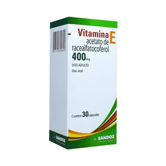 Vitamina E  400mg - 30 Unidades - Cápsula