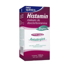 Histamin  0,4mg/mL - 100 mL - Xarope