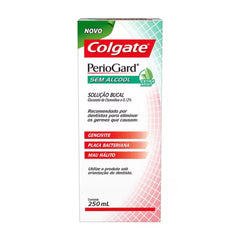 Solução Bucal Colgate Periogard Sem Álcool, Extra Mint, 1 Unidade Com 250Ml