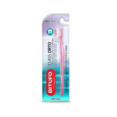Escova Dental Bitufo Class Orto Sortida Com 1 Unidade + Grátis, Capa Protetora