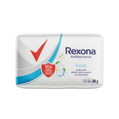 Sabonete Corporal Rexona Antibacterial Fresh, Barra, 1 Unidade Com 84G