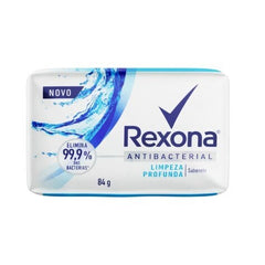 Sabonete Corporal Rexona Antibacterial Limpeza Profunda, Barra, 1 Unidade Com 84G