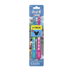 Escova Dental Oral-B Kids Mickey, Macia, Sortida Com 2 Unidades