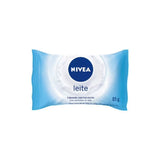 Sabonete Hidratante Nivea Leite, Barra, 1 Unidade Com 85G