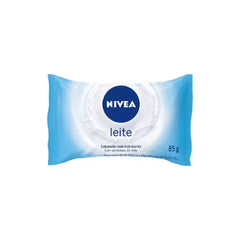 Sabonete Hidratante Nivea Leite, Barra, 1 Unidade Com 85G