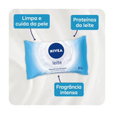 Sabonete Hidratante Nivea Leite, Barra, 1 Unidade Com 85G