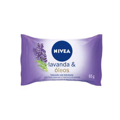 Sabonete Hidratante Nivea Lavanda E Óleos, Barra, 1 Unidade Com 85G