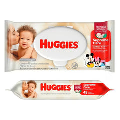 Lenço Umedecido Huggies  Supreme - 48 Unidades