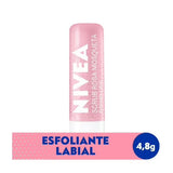 Nivea Balsamo Esfoliante Labial Rosa Mosqueta 4.8G