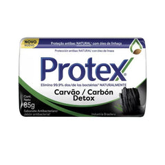 Sabonete Antibacteriano Protex Carvão Detox Barra, 1 Unidade Com 85G