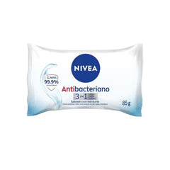 Sabonete Nivea Antibacteriano 3 Em 1 - Barra, 1 Unidade Com 85G