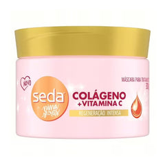 Máscara De Tratamento Seda By Niina Secrets Colágeno E Vitamina C 300G