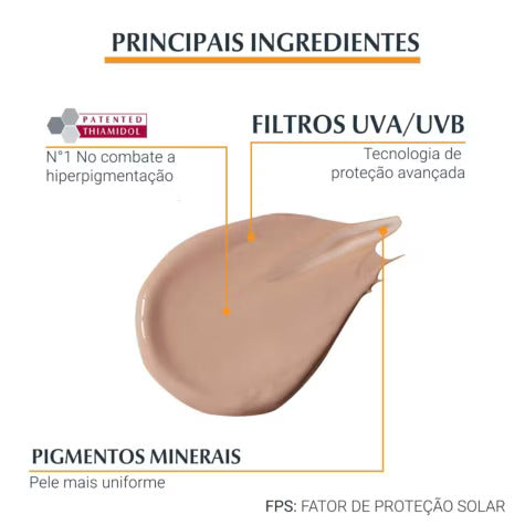 Protetor Solar Facial Eucerin Pigment Control Tinted Fps 70, Médio Com 50Ml