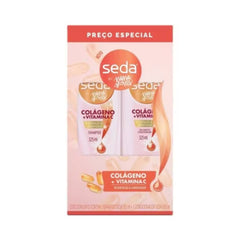 Kit Seda Colágeno E Vitamina C By Niina Secrets Shampoo Com 325Ml + Condicionador Com 325Ml