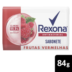 Sabonete Rexona Antibacterial Frutas Vermelhas 84G