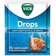 Vick Drops  Sabor Mentol Pastilha 5 Unidades